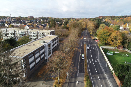 Blick zur Kreuzung mit Fahrtrichtung nach Dülken Stand: 28.10.2020