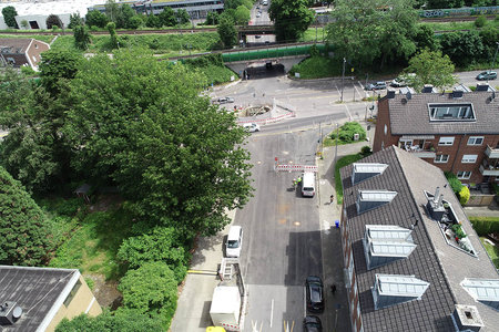 Blick von Goetersstr. zur Kreuzung Feiheitsstraße – Stand 25.05.2022