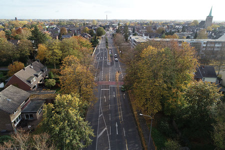 Blick Fahrtrichtung stadteinwärts und nach Süchtelner Str. Stand: 28.10.2020