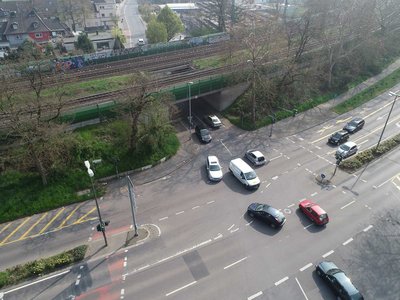 Blick in die Alte Bruchstraße Stand 08.04.2019