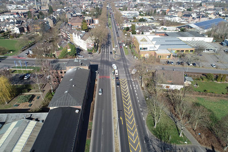 Freiheitsstraße Fahrtrichtung stadteinwärts nach Süchteln/Dülken Stand: 09.03.2022